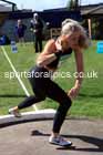 Heptathlon shot putt, 2025 EAP International Combined Events, Hexham, Northumberland.  Photo: David T. Hewitson/Sports for All Pics
